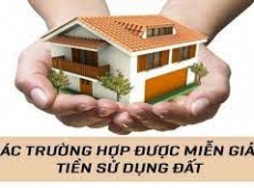 TRÌNH TỰ, THỦ TỤC, HỒ SƠ XIN MIỄN, GIẢM TIỀN SỬ DỤNG ĐẤT MỚI NHẤT